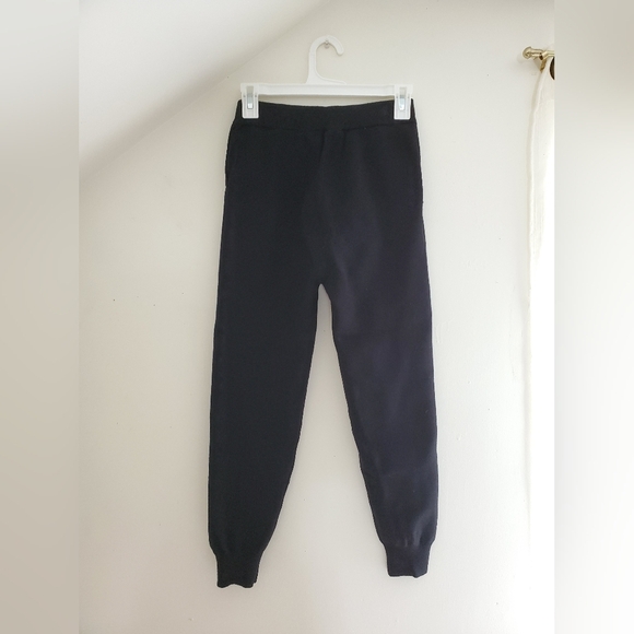 Fendi Black Knit Logo Side Band Jogger Sweat Pants - Picture 2 of 4